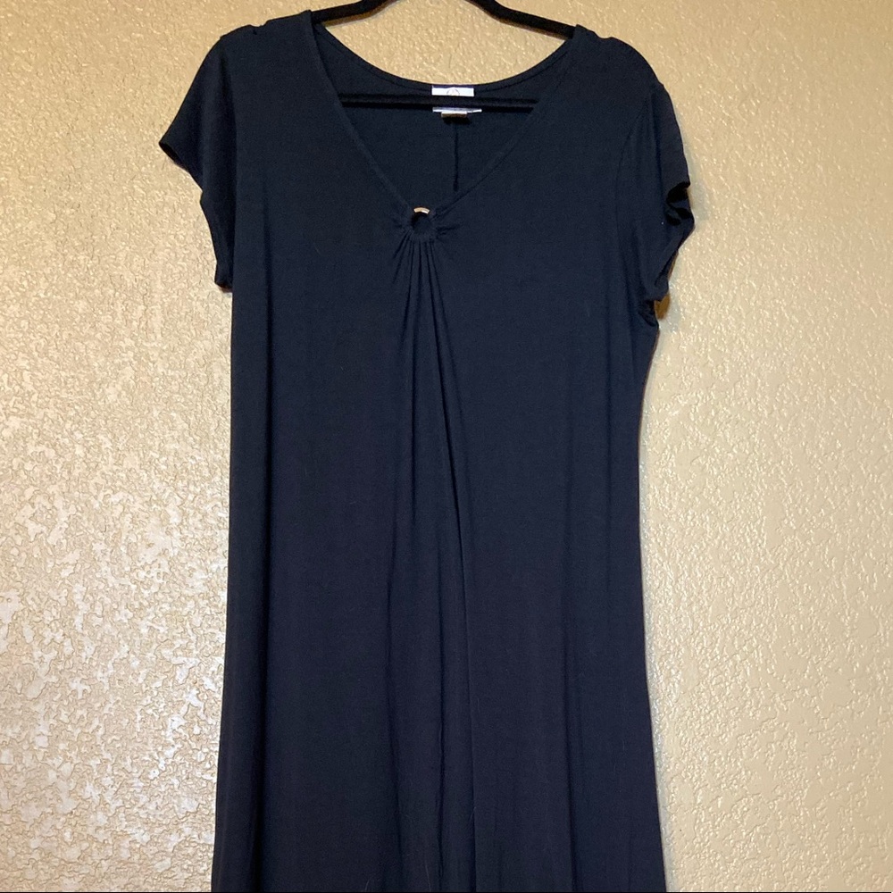Women’s hot in Hollywood large maxi dress black